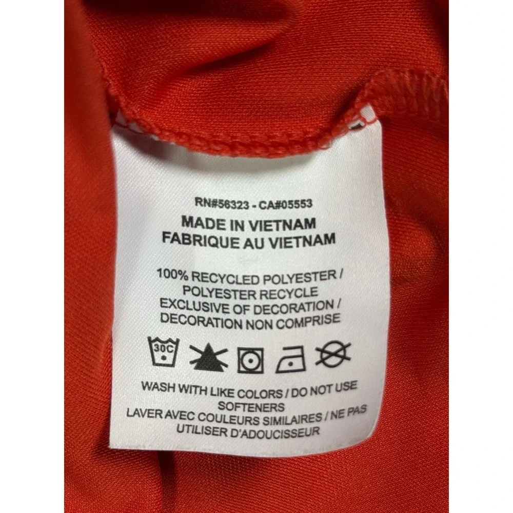 Nike Momentum Victory Polo Golf Shirt Mens XL Bright Orange Blade Collar 929142